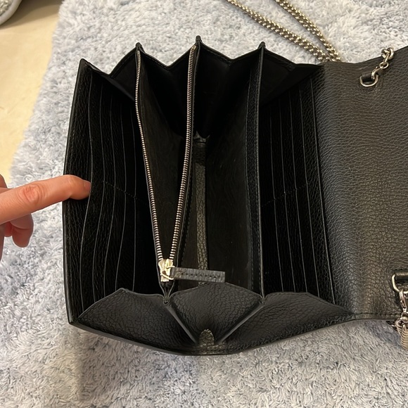 GUCCI DIONYSUS MINI LEATHER CHAIN WALLET - Picture 13 of 16